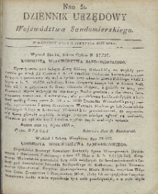 Dziennik Urzędowy Województwa Sandomierskiego, 1833, nr 31