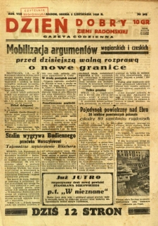 Dzień Dobry Ziemi Radomskiej, 1938, R. 8, nr 303