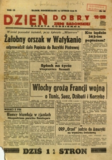 Dzień Dobry Ziemi Radomskiej, 1939, R. 9, nr 44