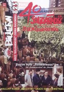 Biuletyn NSZZ "Solidarność" Ziemia Radomska, 2020, nr 825