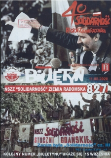 Biuletyn NSZZ "Solidarność" Ziemia Radomska, 2020, nr 827