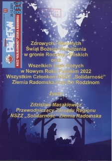 Biuletyn NSZZ "Solidarność" Ziemia Radomska, 2021, nr 834