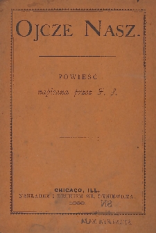Ojcze nasz : powieść
