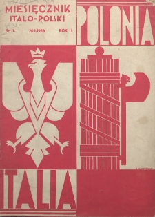 Polonia Italia, 1936, R. 2, nr 1