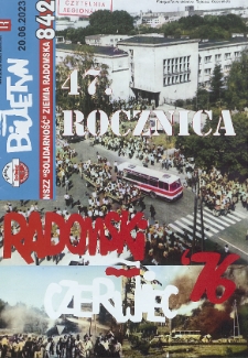 Biuletyn NSZZ "Solidarność" Ziemia Radomska, 2023, nr 842