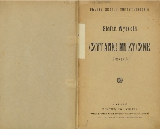 Czytanki muzyczne. Z. 1