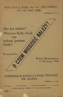 [O czem wiedzieć należy?]