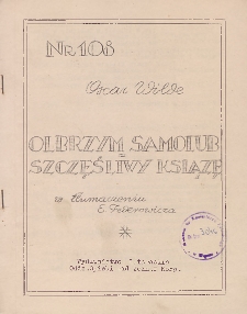 Olbrzym samolub ; Szczęśliwy książę