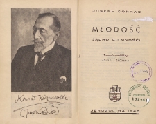 Młodość ; Jądro ciemności