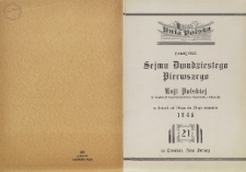 Pamiętnik sejmu dwudziestego pierwszego Unji Polskiej w Stanach Zjednoczonych Północnej Ameryki w dniach od 16-go do 21-go września 1946 w Trenton, New Jersey