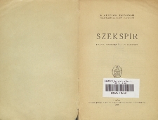 Szekspir : książka dla młodzieży i dla dorosłych