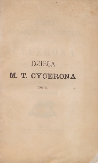 Pisma krasomówcze i polityczne Marka Tuliusza Cycerona