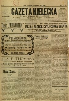 Gazeta Kielecka, 1918, R. 47, nr 13