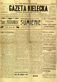 Gazeta Kielecka, 1918, R. 47, nr 36