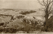 [Bitwa pod Racławicami : Tadeusz Kościuszko na czele sztabu wzywa drugą kolumnę milicji krakowskiej do ataku]