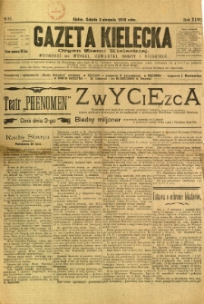 Gazeta Kielecka, 1918, R. 47, nr 92
