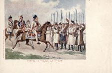 Kościuszko przy przeglądzie milicyi narodowej