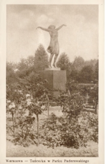[Tancerka w Parku Paderewskiego w Warszawie]