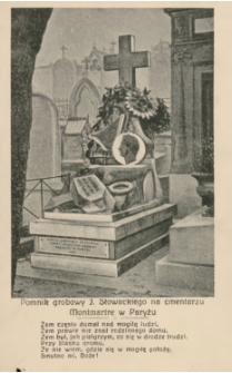 [Pomnik Grobowy Juliusza Słowackiego]