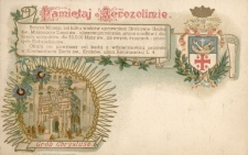 [Pamiętaj o Jerozolimie]