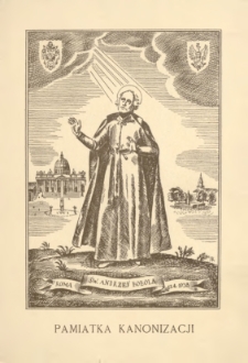 [Pamiątka kanonizacji Św. Andrzeja Boboli]