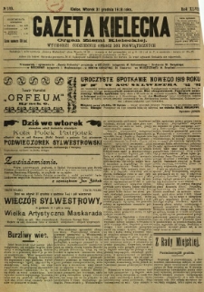 Gazeta Kielecka, 1918, R. 47, nr 189