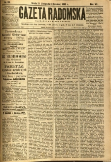 Gazeta Radomska, 1890, R. 7, nr 96
