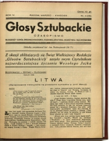 Głosy Sztubackie, 1938, R. 4, nr 4