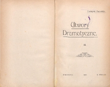 Utwory dramatyczne. 3