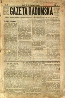 Gazeta Radomska, 1894, R. 11, nr 9