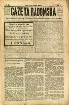 Gazeta Radomska, 1894, R. 11, nr 13