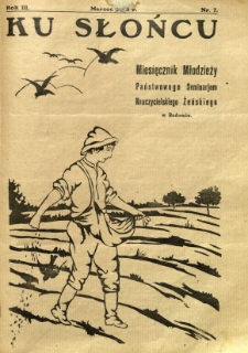 Ku Słońcu, 1928, R. 3, nr 7