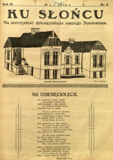 Ku Słońcu, 1928, R. 3, nr 9
