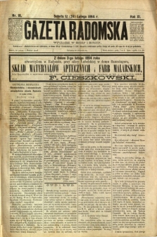 Gazeta Radomska, 1894, R. 11, nr 16