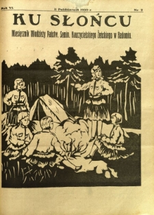 Ku Słońcu, 1930, R. 6, nr 2