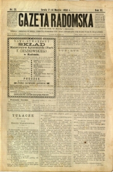 Gazeta Radomska, 1894, R. 11, nr 21