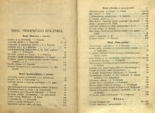 Nasze Drogi, 1927, R. 1 - Treść pierwszego rocznika