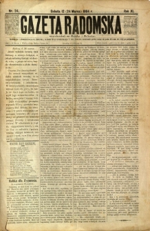 Gazeta Radomska, 1894, R. 11, nr 24