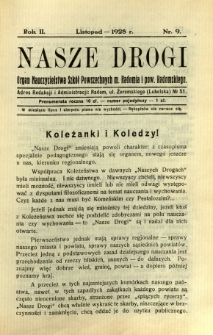 Nasze Drogi, 1928, R. 2, nr 9