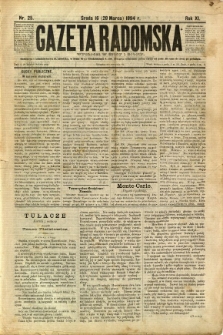 Gazeta Radomska, 1894, R. 11, nr 25
