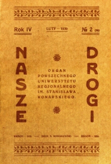 Nasze Drogi, 1930, R. 4, nr 2