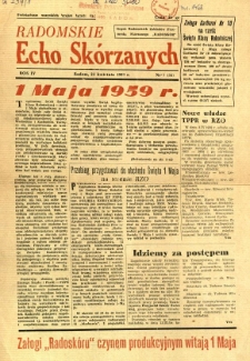 Radomskie Echo Skórzanych, 1959, R. 4, nr 7