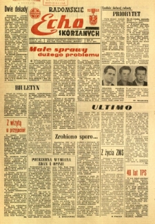 Radomskie Echo Skórzanych, 1966, R. 11, nr 31