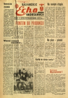 Radomskie Echo Skórzanych, 1967, R. 12, nr 1