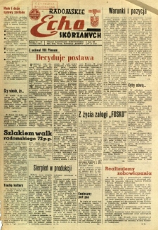 Radomskie Echo Skórzanych, 1967, R. 12, nr 25
