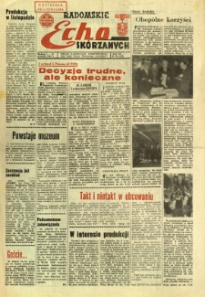 Radomskie Echo Skórzanych, 1967, R. 12, nr 33