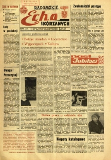 Radomskie Echo Skórzanych, 1968, R. 13, nr 7