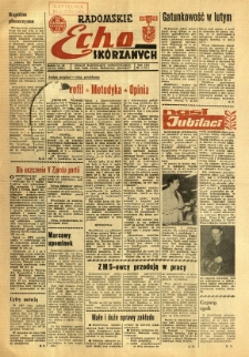 Radomskie Echo Skórzanych, 1968, R. 13, nr 8