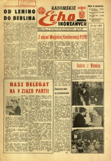 Radomskie Echo Skórzanych, 1968, R. 13, nr 27
