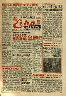Radomskie Echo Skórzanych, 1968, R. 13, nr 33